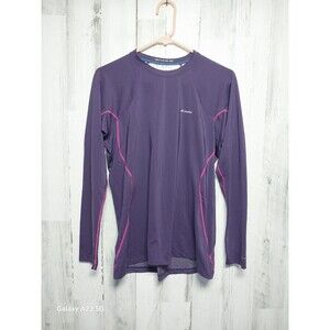 Columbia Women's XL Mid Weight Purple Long Sleeve Thermal Top Omniheat